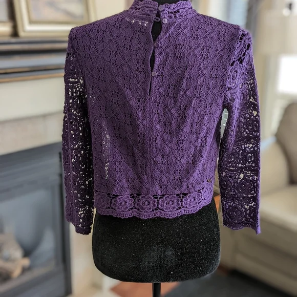 Lace crop top - Picture 4 of 5